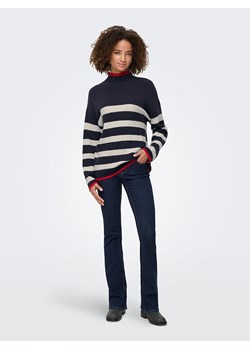 ONLY Sweter w kolorze granatowo-biało-czerwonym ze sklepu Limango Polska w kategorii Swetry damskie - zdjęcie 187226780