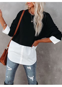 LA Angels Bluza w kolorze czarno-białym ze sklepu Limango Polska w kategorii Bluzy damskie - zdjęcie 187228464