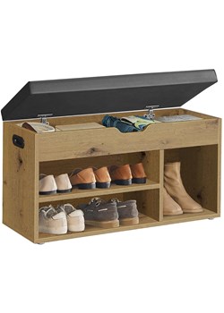 Nowoczesna szafka na buty dąb artisan - Tocador 7X - id: 53618 - marki Elior - 187230291 Nowoczesna szafka na buty dąb artisan - Tocador 7X ze sklepu Edinos.pl w kategorii Zestawy mebli do przedpokoju - zdjęcie 187230291