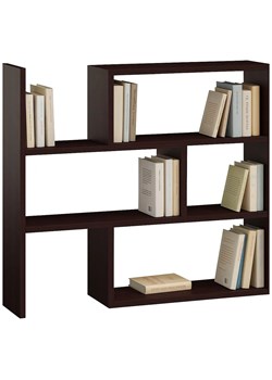 Niski regał na książki wenge H3-D67 - id: 53627 - marki Elior - 187230333 Niski regał na książki wenge H3-D67 ze sklepu Edinos.pl w kategorii Regały i witryny - zdjęcie 187230333