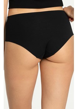 Julimex bezszwowe figi damskie czarne Cotton Mood Maxi, Kolor czarny, Rozmiar 2XL, Julimex ze sklepu Intymna w kategorii Majtki damskie - zdjęcie 187230623