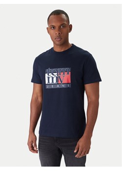 Tommy Jeans T-Shirt DM0DM21977 Granatowy Regular Fit - id: 0000305361769 - marki Tommy Jeans - 187233171 Tommy Jeans T-Shirt DM0DM21977 Granatowy Regular Fit ze sklepu MODIVO w kategorii T-shirty męskie - zdjęcie 187233171