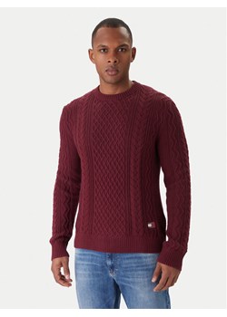 Tommy Jeans Sweter DM0DM22101 Czerwony Regular Fit - id: 0000305361431 - marki Tommy Jeans - 187233194 Tommy Jeans Sweter DM0DM22101 Czerwony Regular Fit ze sklepu MODIVO w kategorii Swetry męskie - zdjęcie 187233194