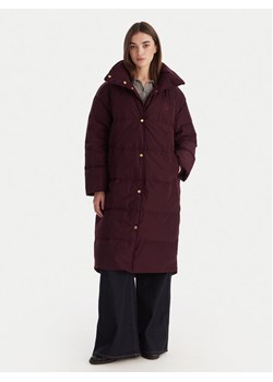 Tommy Hilfiger Płaszcz zimowy WW0WW47279 Bordowy Relaxed Fit - id: 0000305375896 - marki Tommy Hilfiger - 187233282 Tommy Hilfiger Płaszcz zimowy WW0WW47279 Bordowy Relaxed Fit ze sklepu MODIVO w kategorii Kurtki damskie - zdjęcie 187233282