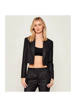 Pinko Wełniana marynarka ELIANA SPENCER | Cropped Fit - id: PI255W000069099 - marki Pinko - 187236642 Pinko Wełniana marynarka ELIANA SPENCER | Cropped Fit ze sklepu Gomez Fashion Store w kategorii Marynarki damskie - zdjęcie 187236642