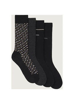 BOSS BLACK Skarpety 4-pack RS Gift Monogram - id: BW255M000028002 - marki BOSS HUGO BOSS - 187236650 BOSS BLACK Skarpety 4-pack RS Gift Monogram ze sklepu Gomez Fashion Store w kategorii Skarpetki męskie - zdjęcie 187236650