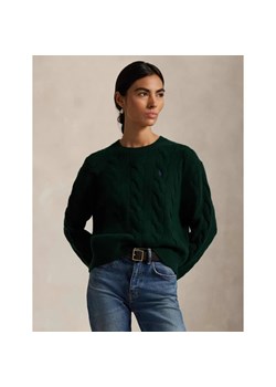 POLO RALPH LAUREN Wełniany sweter | Loose fit | z dodatkiem kaszmiru - id: PR255W000060IW0 - marki Polo Ralph Lauren - 187236654 POLO RALPH LAUREN Wełniany sweter | Loose fit | z dodatkiem kaszmiru ze sklepu Gomez Fashion Store w kategorii Swetry damskie - zdjęcie 187236654
