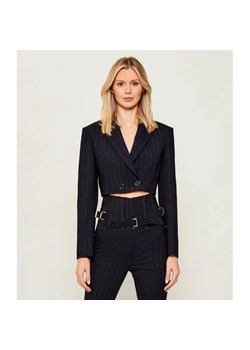 Pinko Marynarka SCAMORZA | Cropped Fit | z dodatkiem wełny - id: PI254W000095787 - marki Pinko - 187236681 Pinko Marynarka SCAMORZA | Cropped Fit | z dodatkiem wełny ze sklepu Gomez Fashion Store w kategorii Marynarki damskie - zdjęcie 187236681