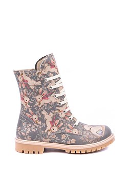 Streetfly Trzewiki w kolorze szarym ze wzorem ze sklepu Limango Polska w kategorii Workery damskie - zdjęcie 187237834