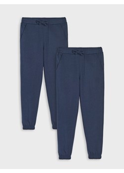 Sinsay - Spodnie jogger basic 2 pack - granatowy - id: 597DW-59X - marki Sinsay - 187238131 Sinsay - Spodnie jogger basic 2 pack - granatowy ze sklepu Sinsay w kategorii Spodnie chłopięce - zdjęcie 187238131