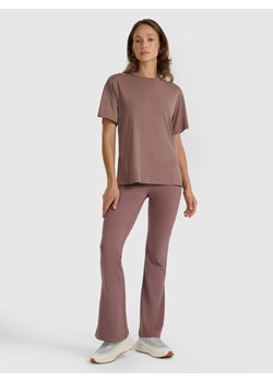 Damskie legginsy 4F 4FRAW25TTIGF290 - brązowe - id: 342909 - marki 4F - 187238322 Damskie legginsy 4F 4FRAW25TTIGF290 - brązowe ze sklepu Sportstylestory.com w kategorii Spodnie damskie - zdjęcie 187238322