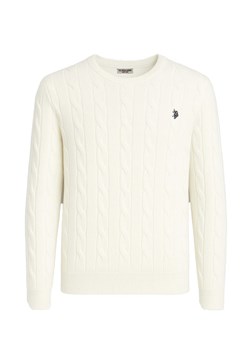 U.S. Polo Assn. Sweter w kolorze białym ze sklepu Limango Polska w kategorii Swetry męskie - zdjęcie 187238373