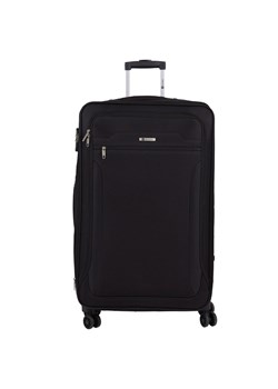 czarna walizka duża materiałowa miękka 80 cm  z poszerzeniem - id: 49968 - marki Słoń Torbalski - 187238894 czarna walizka duża materiałowa miękka 80 cm  z poszerzeniem ze sklepu Słoń Torbalski w kategorii Walizki - zdjęcie 187238894