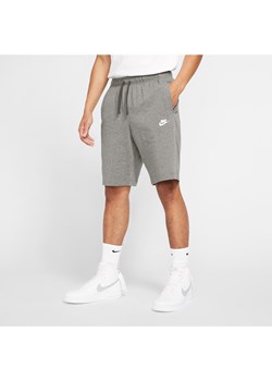 Spodenki męskie Nike Club - Szary - id: 40785207927new - marki Nike - 187240103 Spodenki męskie Nike Club - Szary ze sklepu Nike poland w kategorii Spodenki męskie - zdjęcie 187240103
