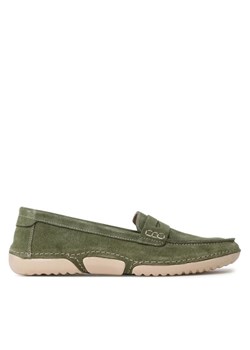 Mokasyny Loretta Vitale 256 Zielony ze sklepu eobuwie.pl w kategorii Mokasyny damskie - zdjęcie 187240121
