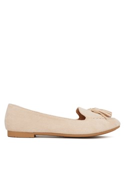 Loafersy DeeZee QH1829-89 Beżowy ze sklepu eobuwie.pl w kategorii Lordsy damskie - zdjęcie 187243934