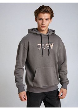 Sinsay - Bluza hoodie - szary ze sklepu Sinsay w kategorii Bluzy męskie - zdjęcie 187246151
