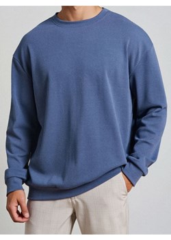 Sinsay - Bluza crewneck - niebieski - id: 973EU-55X - marki Sinsay - 187246260 Sinsay - Bluza crewneck - niebieski ze sklepu Sinsay w kategorii Bluzy męskie - zdjęcie 187246260