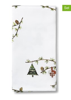 Kähler Serwetki (4 szt.) &quot;Hammershøi&quot; w kolorze białym ze wzorem - 45 x 45 cm ze sklepu Limango Polska w kategorii Akcesoria kuchenne - zdjęcie 187247250