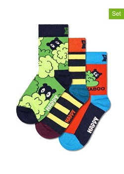 Happy Socks 3-częściowy zestaw prezentowy "Peekaboo" ze wzorem - id: 17855979 - marki Happy Socks - 187248051 Happy Socks 3-częściowy zestaw prezentowy "Peekaboo" ze wzorem ze sklepu Limango Polska w kategorii Skarpetki dziecięce - zdjęcie 187248051