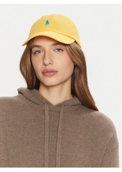 Polo Ralph Lauren Czapka z daszkiem 211912843005 Żółty ze sklepu MODIVO w kategorii Czapki z daszkiem damskie - zdjęcie 187249511