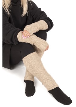 Komplet ocieplacze Vivisence 7300Kmpl beżowy ze sklepu kontri.pl w kategorii Rękawiczki damskie - zdjęcie 187249954