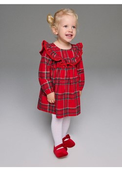 Sinsay - Sukienka w kratę z falbanką - czerwony - id: 234BB-33X - marki Sinsay - 187250392 Sinsay - Sukienka w kratę z falbanką - czerwony ze sklepu Sinsay w kategorii Sukienki niemowlęce - zdjęcie 187250392