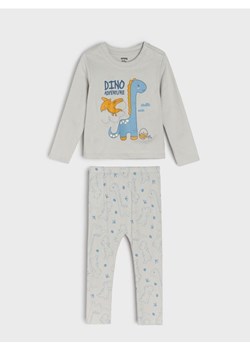 Sinsay - Bawełniana piżama dwuczęściowa z nadrukiem - niebieski - id: 686DJ-50X - marki Sinsay - 187250400 Sinsay - Bawełniana piżama dwuczęściowa z nadrukiem - niebieski ze sklepu Sinsay w kategorii Piżamy dziecięce - zdjęcie 187250400