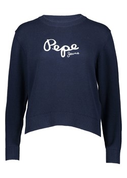 Pepe Jeans Sweter &quot;Intarsia&quot; w kolorze granatowym ze sklepu Limango Polska w kategorii Swetry damskie - zdjęcie 187251260