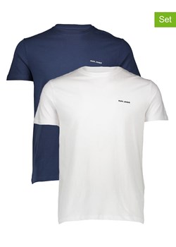 Pepe Jeans Koszulki (2 szt.) w kolorze granatowo-białym ze sklepu Limango Polska w kategorii T-shirty męskie - zdjęcie 187251270