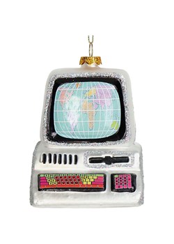 Kersten Ozdoba choinkowa "Retro Computer" w kolorze srebrnym - wys. 11 cm - id: 17896637 - marki Kersten - 187252361 Kersten Ozdoba choinkowa "Retro Computer" w kolorze srebrnym - wys. 11 cm ze sklepu Limango Polska w kategorii Dekoracje bożonarodzeniowe - zdjęcie 187252361