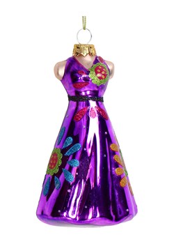 Kersten Ozdoba choinkowa "Retro Dress" w kolorze fioletowym - wys. 13 cm - id: 17896654 - marki Kersten - 187252371 Kersten Ozdoba choinkowa "Retro Dress" w kolorze fioletowym - wys. 13 cm ze sklepu Limango Polska w kategorii Dekoracje bożonarodzeniowe - zdjęcie 187252371