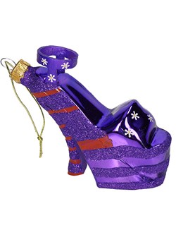 Kersten Ozdoba choinkowa "Retro Shoe" w kolorze fioletowym - szer. 10 cm - id: 17896655 - marki Kersten - 187252373 Kersten Ozdoba choinkowa "Retro Shoe" w kolorze fioletowym - szer. 10 cm ze sklepu Limango Polska w kategorii Dekoracje bożonarodzeniowe - zdjęcie 187252373