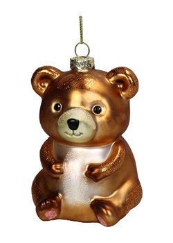 Kersten Ozdoba choinkowa &quot;Teddy Bear&quot; w kolorze brązowym - wys. 10,4 cm ze sklepu Limango Polska w kategorii Dekoracje bożonarodzeniowe - zdjęcie 187252400