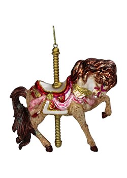 Kersten Ozdoba choinkowa &quot;Carousel Horse&quot; ze wzorem - wys. 12,5 cm ze sklepu Limango Polska w kategorii Dekoracje bożonarodzeniowe - zdjęcie 187252460
