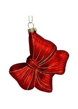 Kersten Ozdoba choinkowa &quot;Bow Glass&quot; w kolorze czerwonym - wys. 8,5 cm ze sklepu Limango Polska w kategorii Dekoracje bożonarodzeniowe - zdjęcie 187252480
