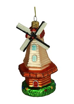 Kersten Ozdoba choinkowa &quot;Windmill&quot; ze wzorem - wys. 12,8 cm ze sklepu Limango Polska w kategorii Dekoracje bożonarodzeniowe - zdjęcie 187252512