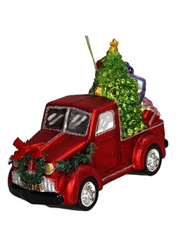 Kersten Ozdoba choinkowa &quot;Gift Delivery&quot; w kolorze czerwono-zielonym - wys. 14,6 cm ze sklepu Limango Polska w kategorii Dekoracje bożonarodzeniowe - zdjęcie 187252541