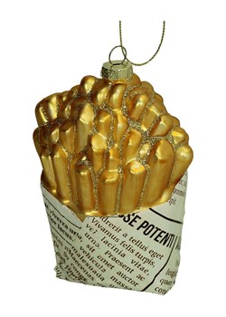 Kersten Ozdoba choinkowa &quot;French Fries&quot; w kolorze złotym - wys. 12,5 cm ze sklepu Limango Polska w kategorii Dekoracje bożonarodzeniowe - zdjęcie 187252581