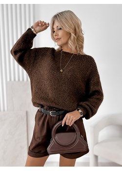 sweter borneo brązowy one size - id: prod-82404-group - marki UBRA - 187253363 sweter borneo brązowy one size ze sklepu UBRA w kategorii Swetry damskie - zdjęcie 187253363