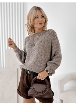 sweter borneo ciemnobeżowy one size - id: prod-82402-group - marki UBRA - 187253374 sweter borneo ciemnobeżowy one size ze sklepu UBRA w kategorii Swetry damskie - zdjęcie 187253374