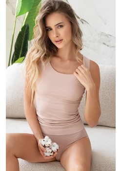 Julimex bezszwowe figi damskie beżowe Cotton Mood Classic, Kolor beżowy, Rozmiar 2XL, Julimex ze sklepu Intymna w kategorii Majtki damskie - zdjęcie 187253743