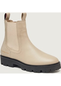 Tommy Hilfiger Skórzane sztyblety CHELSEA - id: TH255W000158762 - marki Tommy Hilfiger - 187255562 Tommy Hilfiger Skórzane sztyblety CHELSEA ze sklepu Gomez Fashion Store w kategorii Botki - zdjęcie 187255562