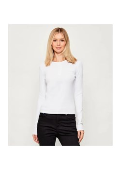Calvin Klein Jeans Bluzka HENLEY | Slim Fit - id: CJ261W000001C65 - marki Calvin Klein - 187255622 Calvin Klein Jeans Bluzka HENLEY | Slim Fit ze sklepu Gomez Fashion Store w kategorii Bluzki damskie - zdjęcie 187255622