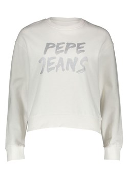 Pepe Jeans Sweter w kolorze białym - id: 17696106 - marki Pepe Jeans - 187255731 Pepe Jeans Sweter w kolorze białym ze sklepu Limango Polska w kategorii Swetry damskie - zdjęcie 187255731