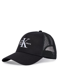 Calvin Klein Jeans Czapka z daszkiem Monologo LV04G5065G Czarny - id: 8721107875521 - marki Calvin Klein - 187256684 Calvin Klein Jeans Czapka z daszkiem Monologo LV04G5065G Czarny ze sklepu MODIVO w kategorii Czapki z daszkiem męskie - zdjęcie 187256684