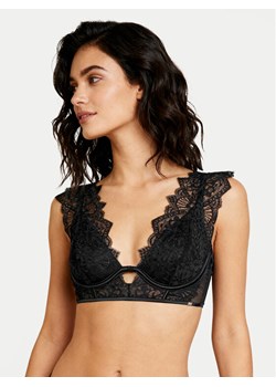 Hunkemöller Biustonosz z fiszbiną Zoe Up LL Czarny - id: 0000305672360 - marki Hunkemöller - 187256691 Hunkemöller Biustonosz z fiszbiną Zoe Up LL Czarny ze sklepu MODIVO w kategorii Biustonosze - zdjęcie 187256691