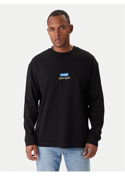 HUGO Longsleeve Nichaboso JJK 50554835 Czarny Relaxed Fit ze sklepu MODIVO w kategorii T-shirty męskie - zdjęcie 187256693