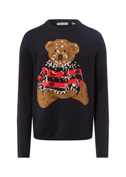 Only&Sons Męski sweter z dzianiny - ONSXmas Mężczyźni drobna dzianina granatowy wzorzysty ze sklepu vangraaf w kategorii Swetry męskie - zdjęcie 187257453