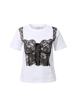 Noisy May Koszulka damska - NMMarla Kobiety Dżersej biały nadruk ze sklepu vangraaf w kategorii Bluzki damskie - zdjęcie 187257481